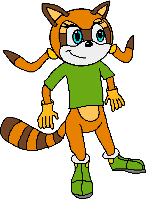 Marine The Raccoon Clipart (600x782), Png Download