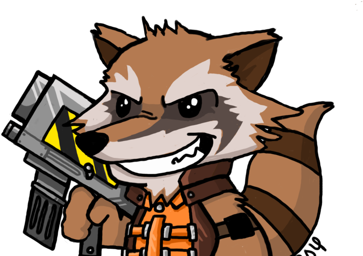 Rocket Raccoon Clipart (800x600), Png Download
