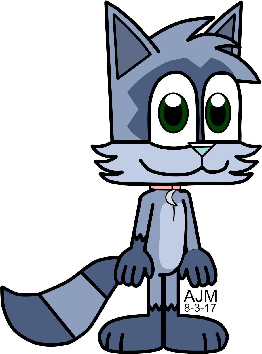 Dusk The Raccoon Clipart (1200x1300), Png Download