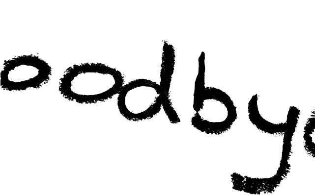 Goodbye Clipart Transparent Background - Png Download (640x480), Png Download