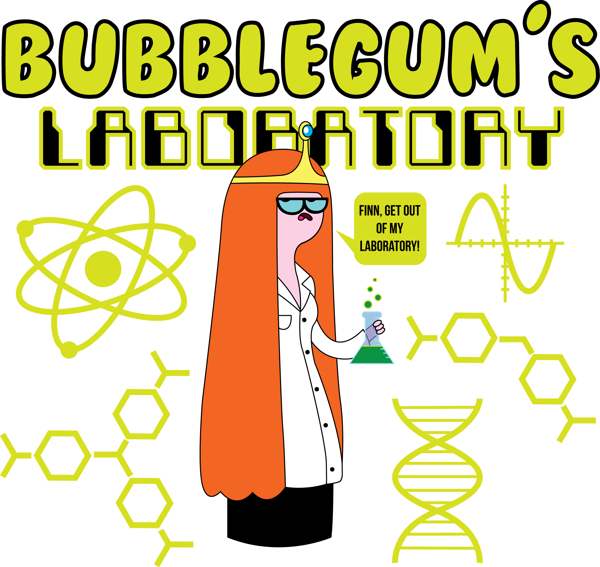 Bubblegum's Laboratory Clipart (2534x2395), Png Download