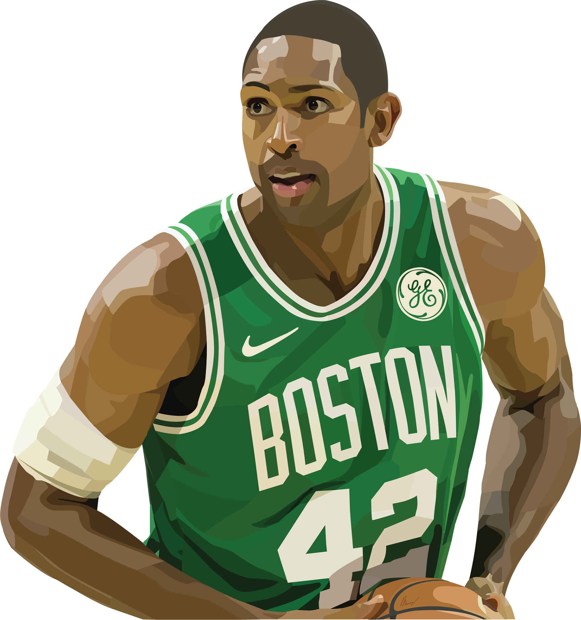 Jersey Vector Boston Celtics Clipart (1920x2046), Png Download