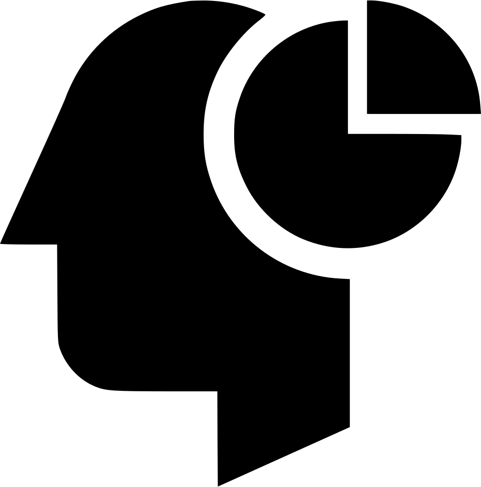 Human Head Pie Chart Analyze Comments Clipart (980x992), Png Download