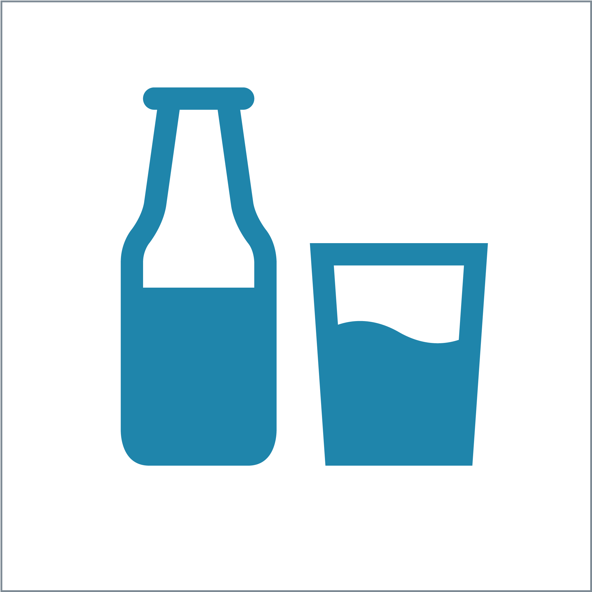 Food And Beverages Clipart (2000x2000), Png Download