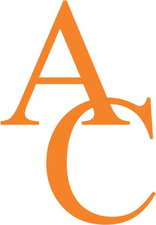 Ac Monogram In Orange Clipart (1024x1024), Png Download