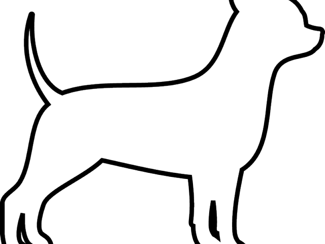 Chihuahua Clipart Outline - Png Download (640x480), Png Download