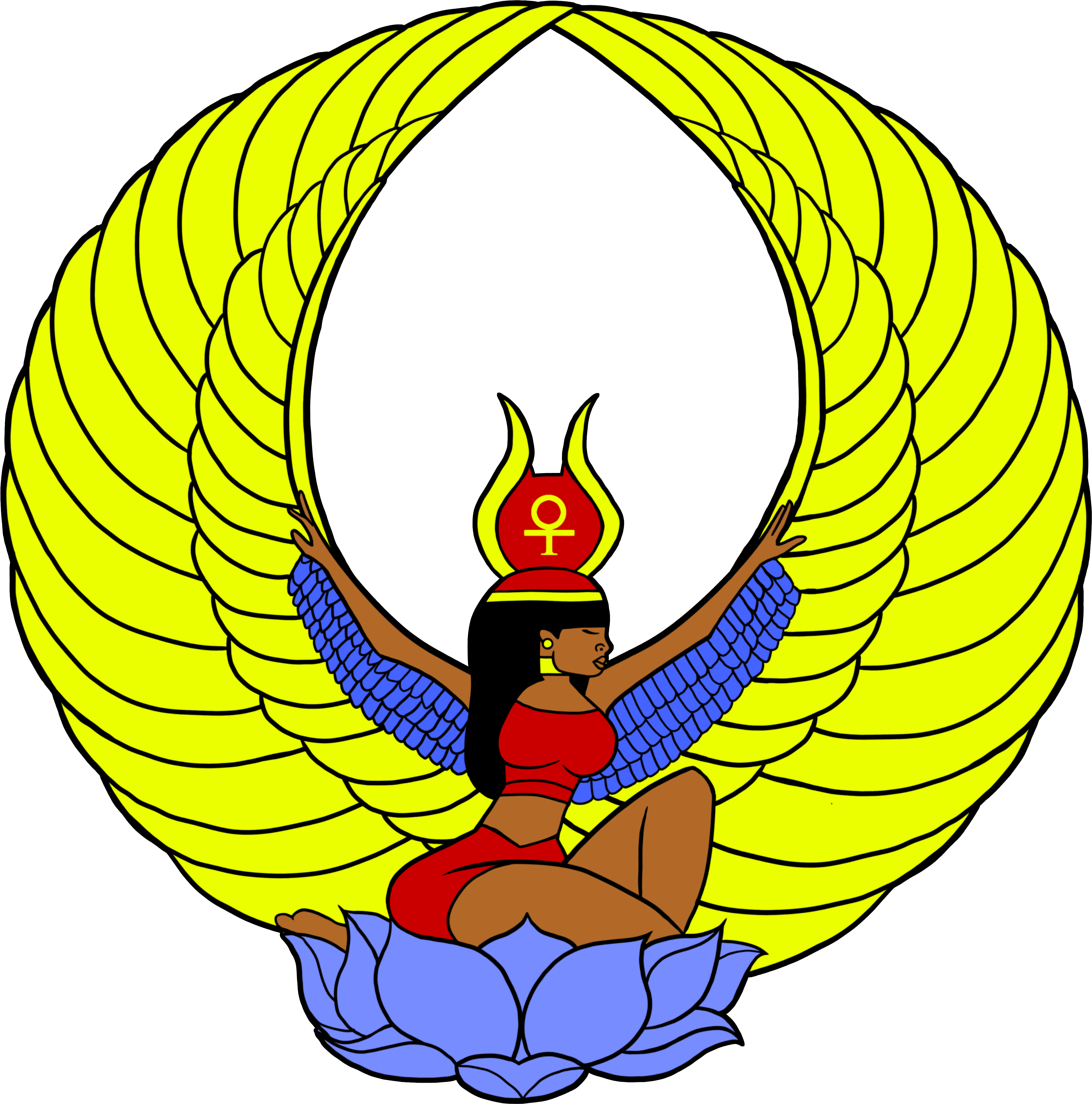 Nubian Gods Clipart (4800x4788), Png Download