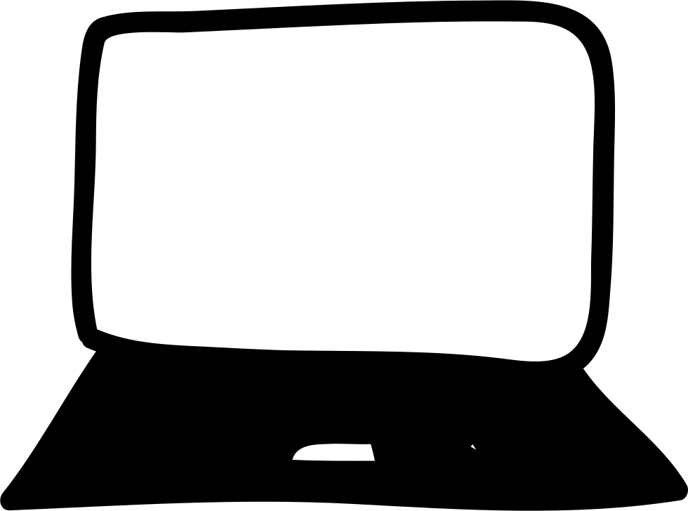 Laptop Hand Drawn Tool Comments Clipart (980x728), Png Download