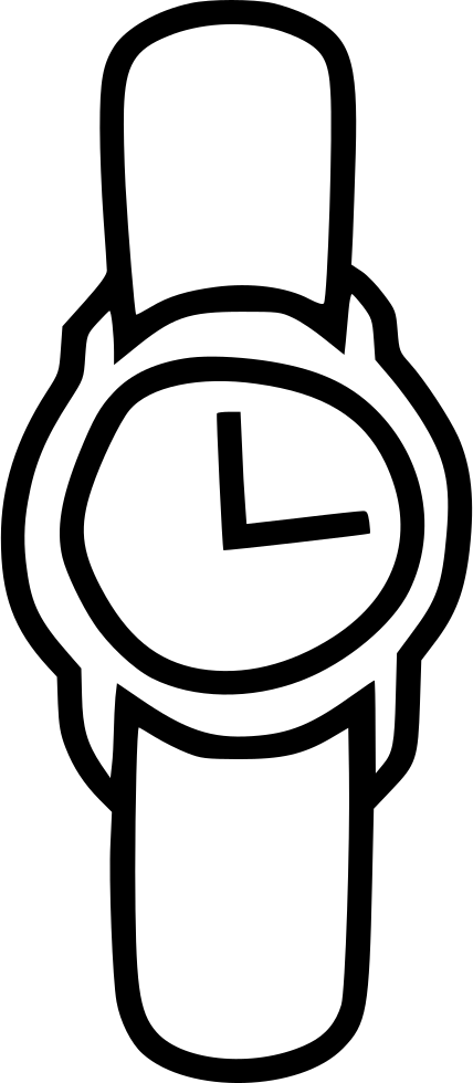 Watch Time Clock Wrist Accessory Comments Clipart (428x980), Png Download