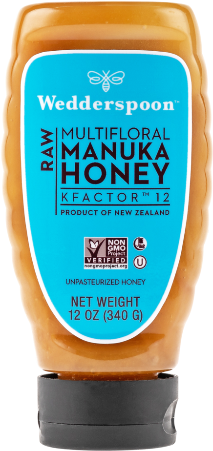 Wedderspoon Raw Multifloral Manuka Honey Kfactor 12 Clipart (1024x1024), Png Download