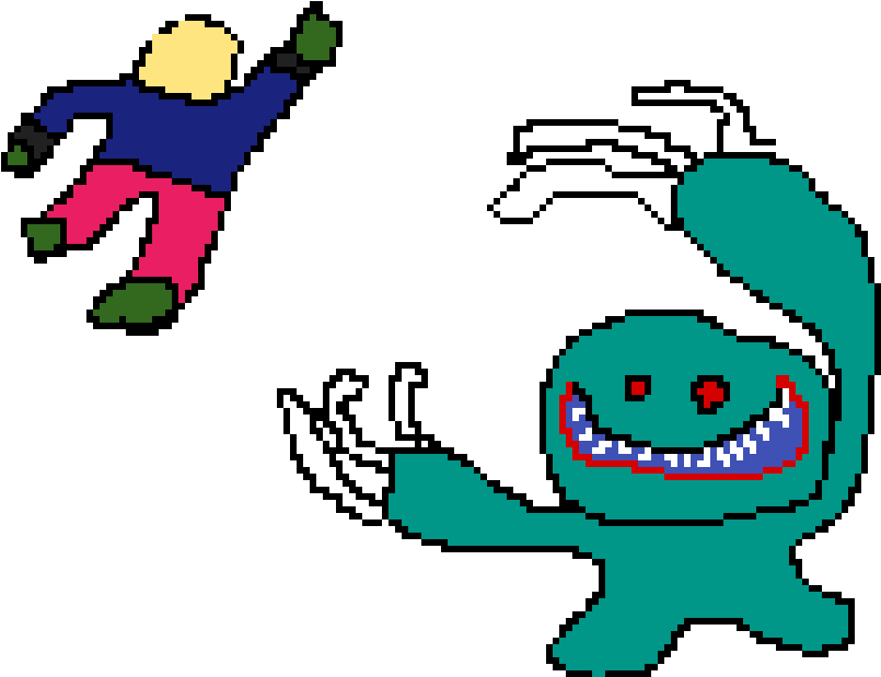 Vomit Man Vs The Living Snot Clipart (1110x744), Png Download