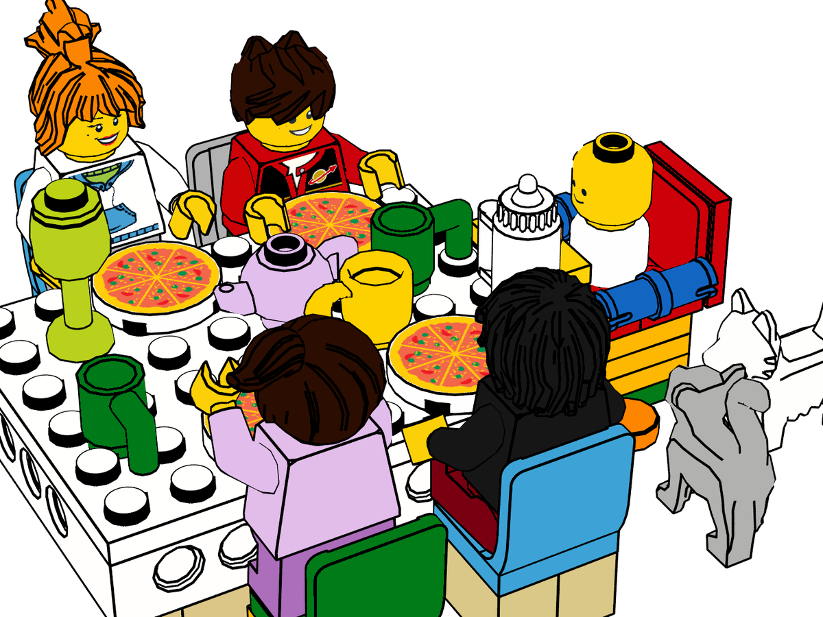 The Dad Exchanged His Car Against The Red Stroller, Clipart (1200x900), Png Download