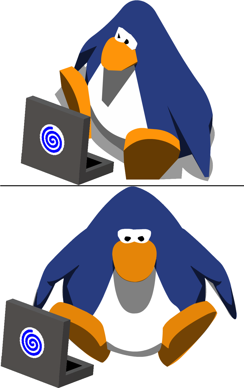 Penguin Club Penguin Penguin Vertebrate Beak Flightless Clipart - Full