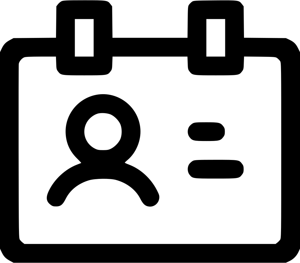 Id Card Comments Clipart (980x860), Png Download