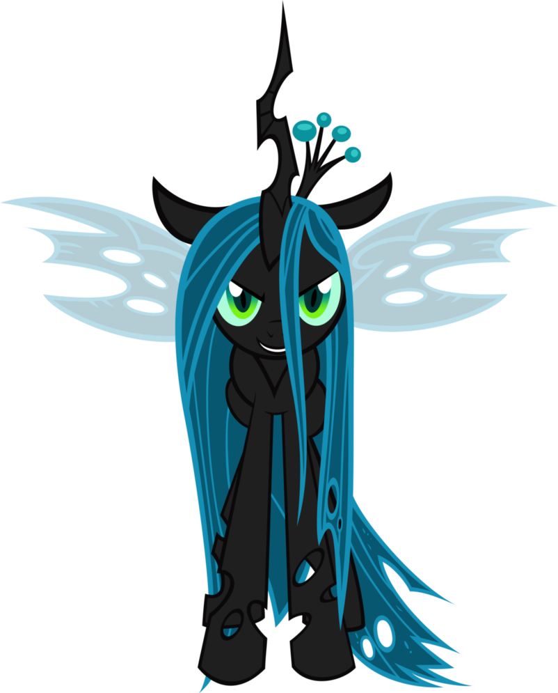Queen Chrysalis By Nabbiekitty-d5kpc0f Clipart (802x995), Png Download