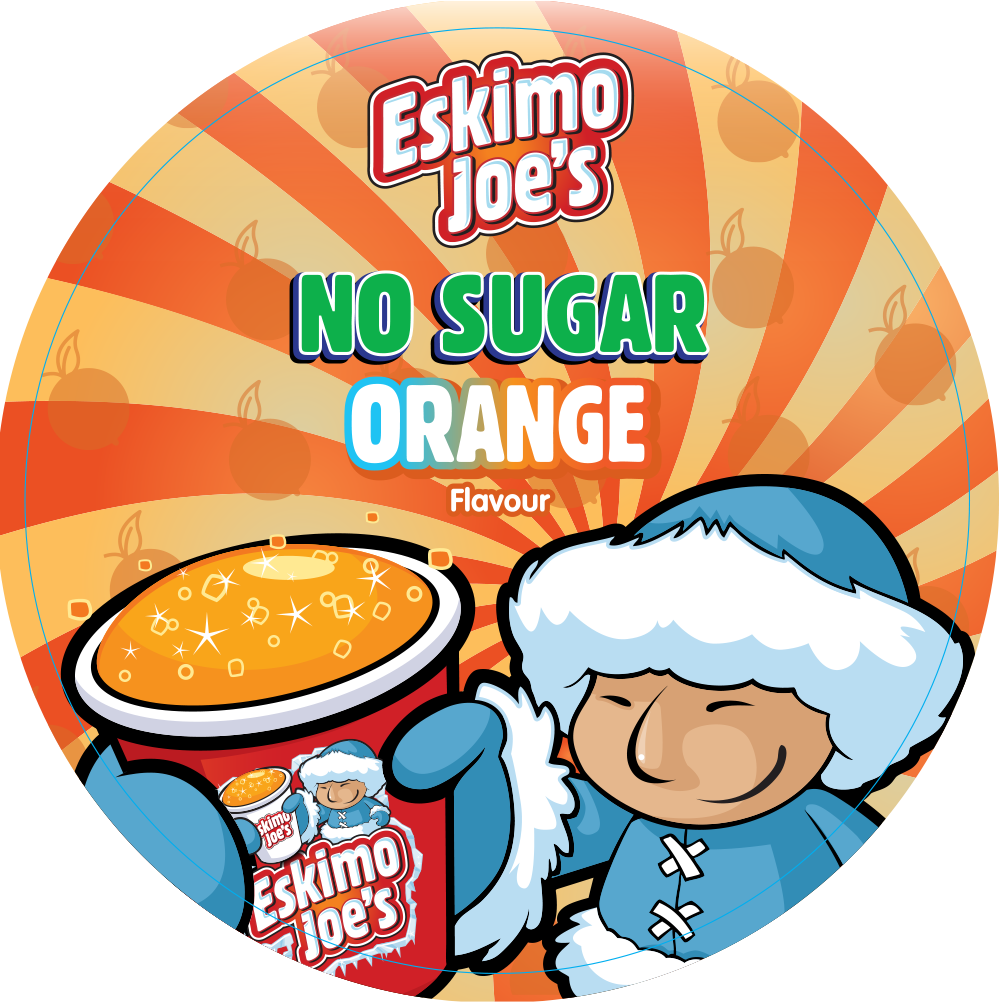 No Sugar Orange Slush Syrup Clipart (999x1003), Png Download