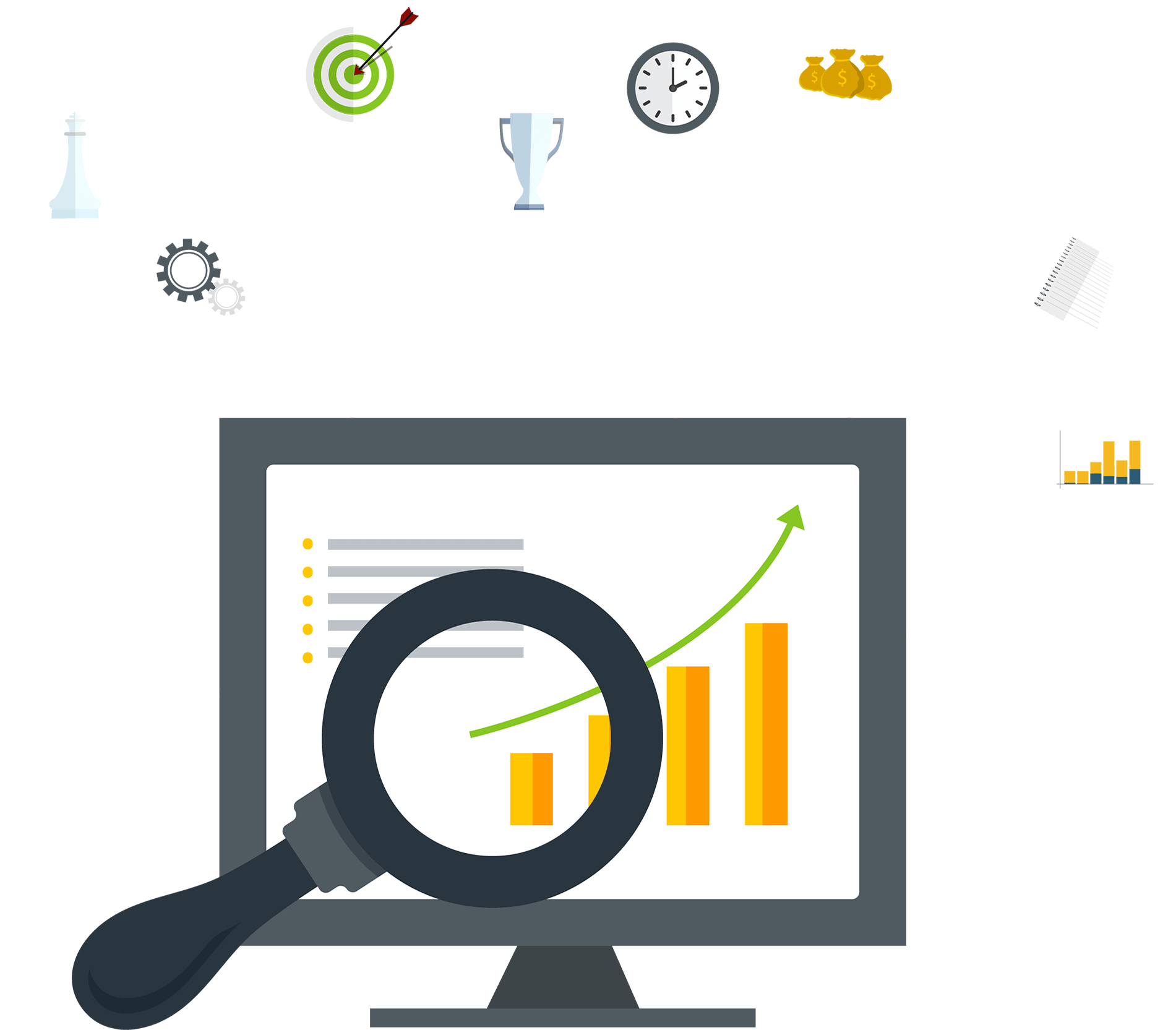 Company Market Analysis Clickfred Clipart (1900x1900), Png Download