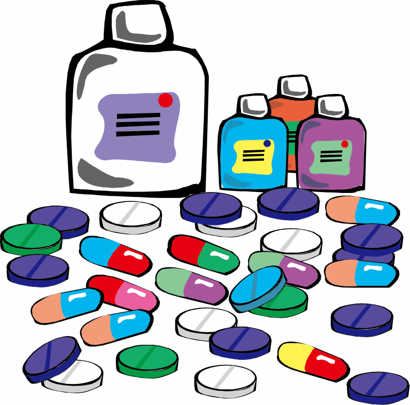 Pharmaceutical Drug Medicine Tablet Prescription Drug Clipart - Full