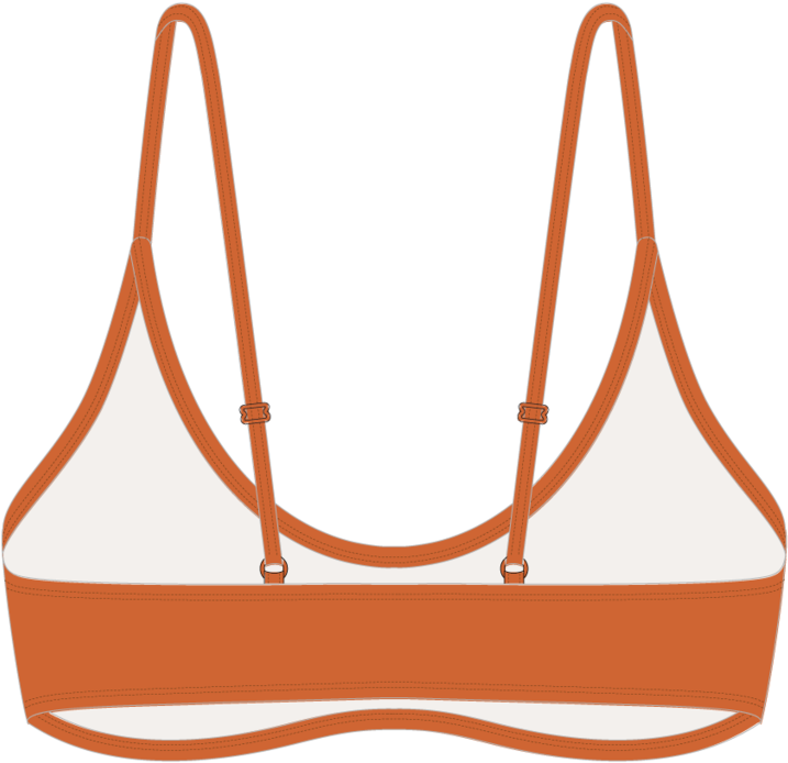 Burnt Orange Adjustable Top Clipart (1024x768), Png Download