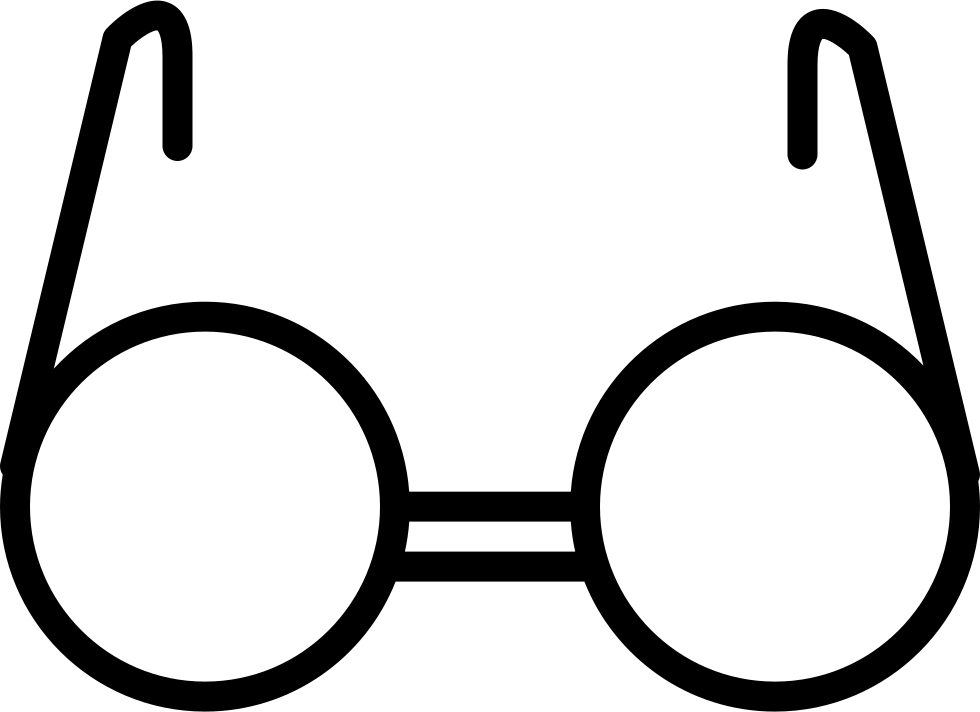 Circular Eyeglasses Inside A Circle Comments Clipart (980x712), Png Download