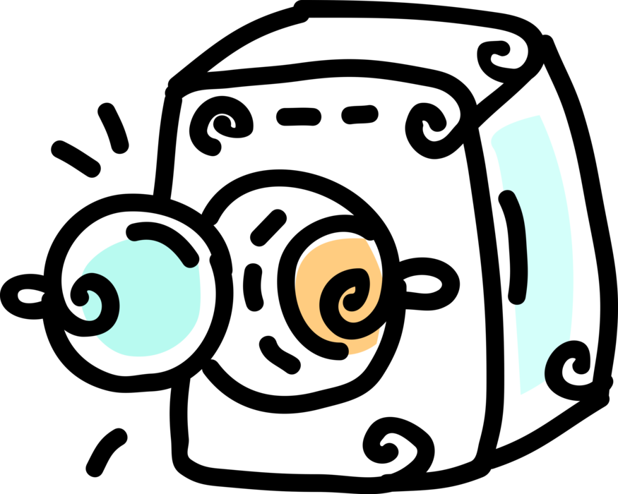 Vector Illustration Of Laundry Washing Machine Cleans Clipart (875x700), Png Download