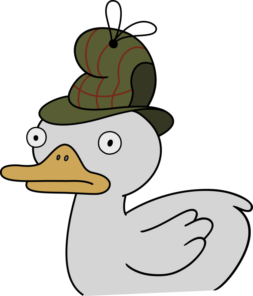 Duck-tective By Timeimpact Clipart (826x967), Png Download