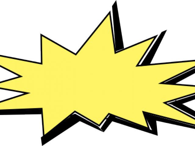 Starburst Clipart Kaboom - Png Download (640x480), Png Download