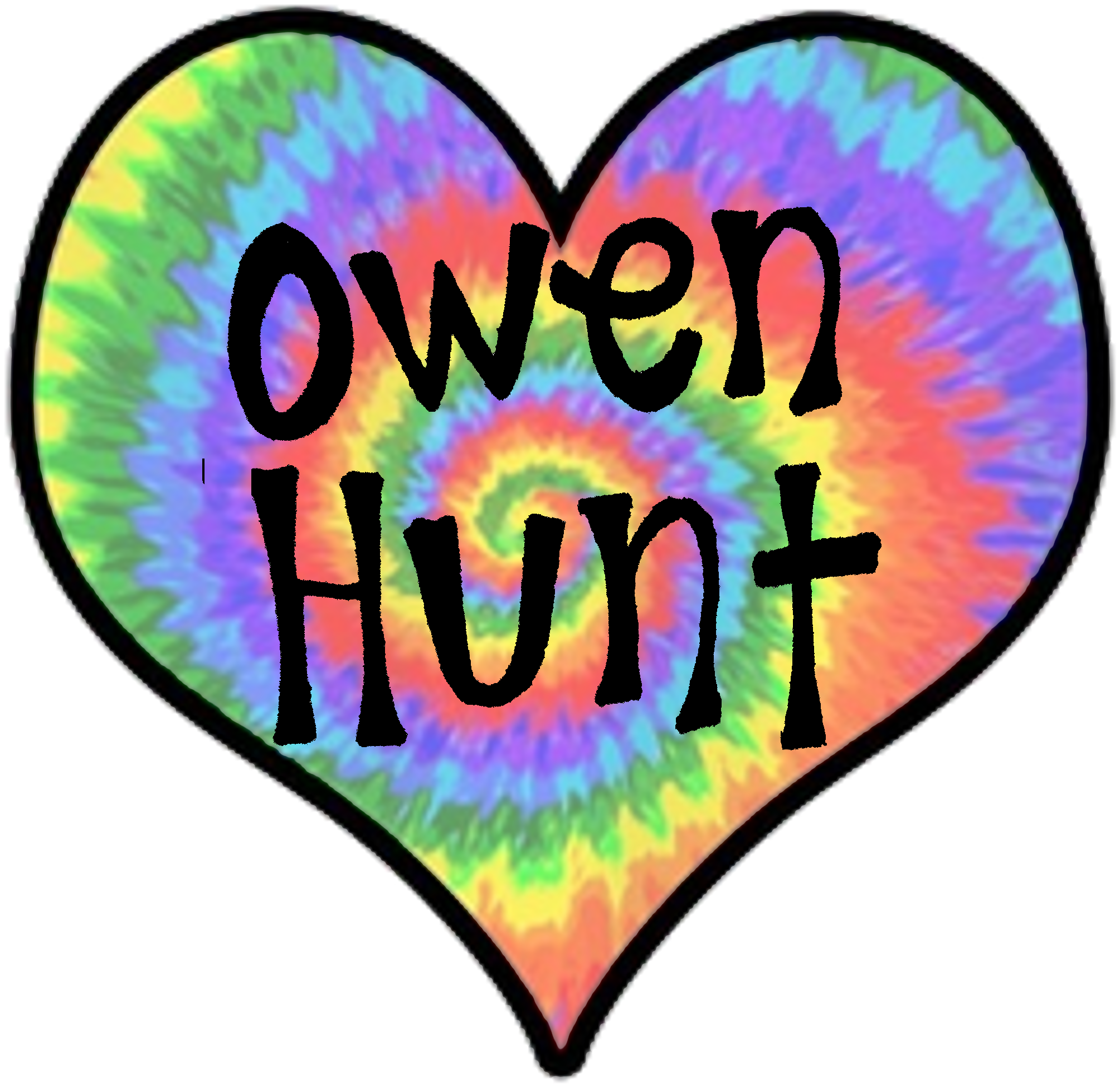 Tie Dye Heart Clipart (2450x2315), Png Download