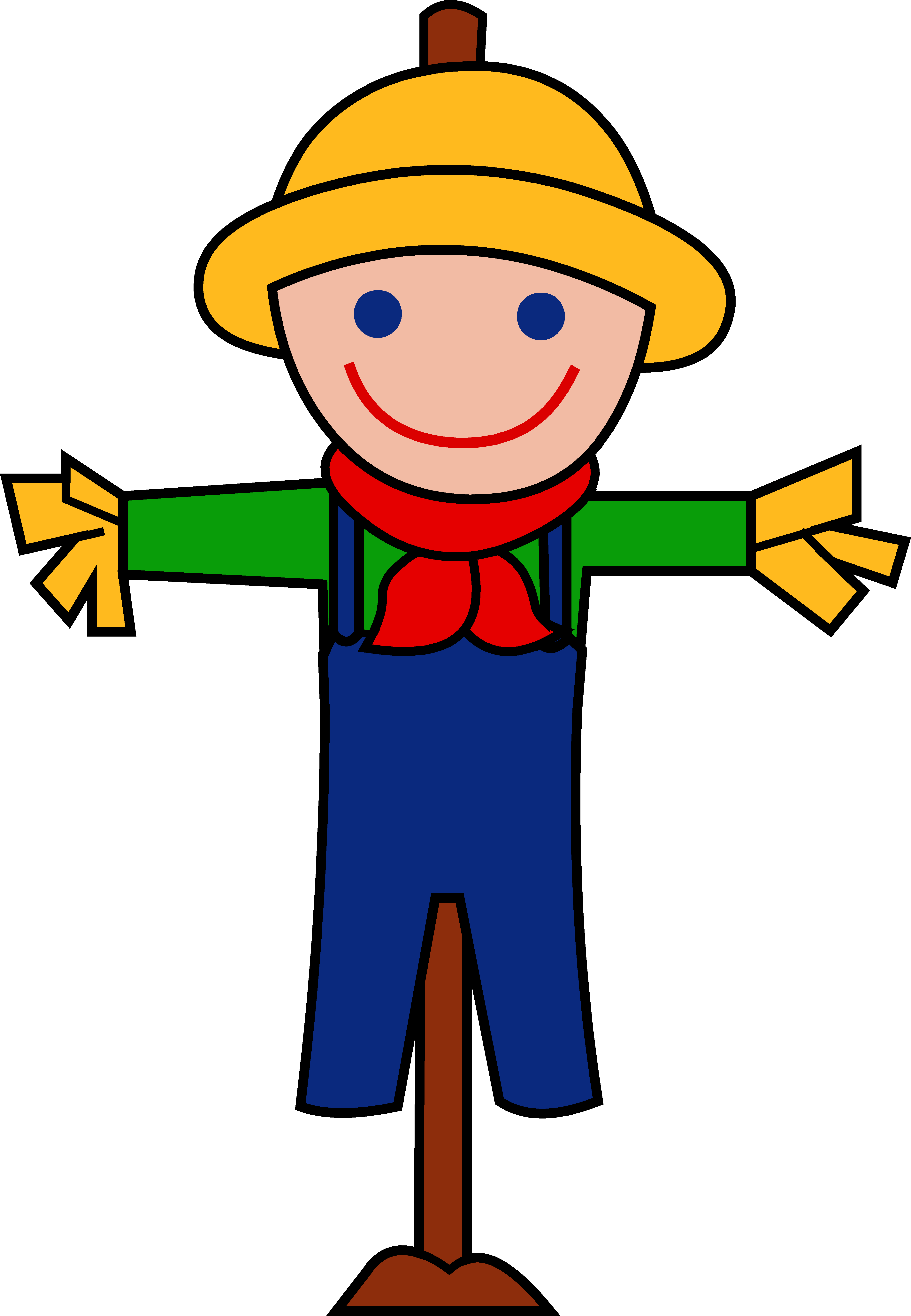 Straw Man Clipart 4 By Brett - Png Download (4674x6750), Png Download