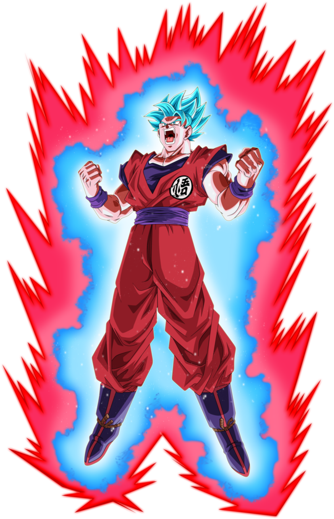 Goku Ssj Blue Kaioken 3 By Saodvd-db7k30m Clipart (778x1027), Png Download