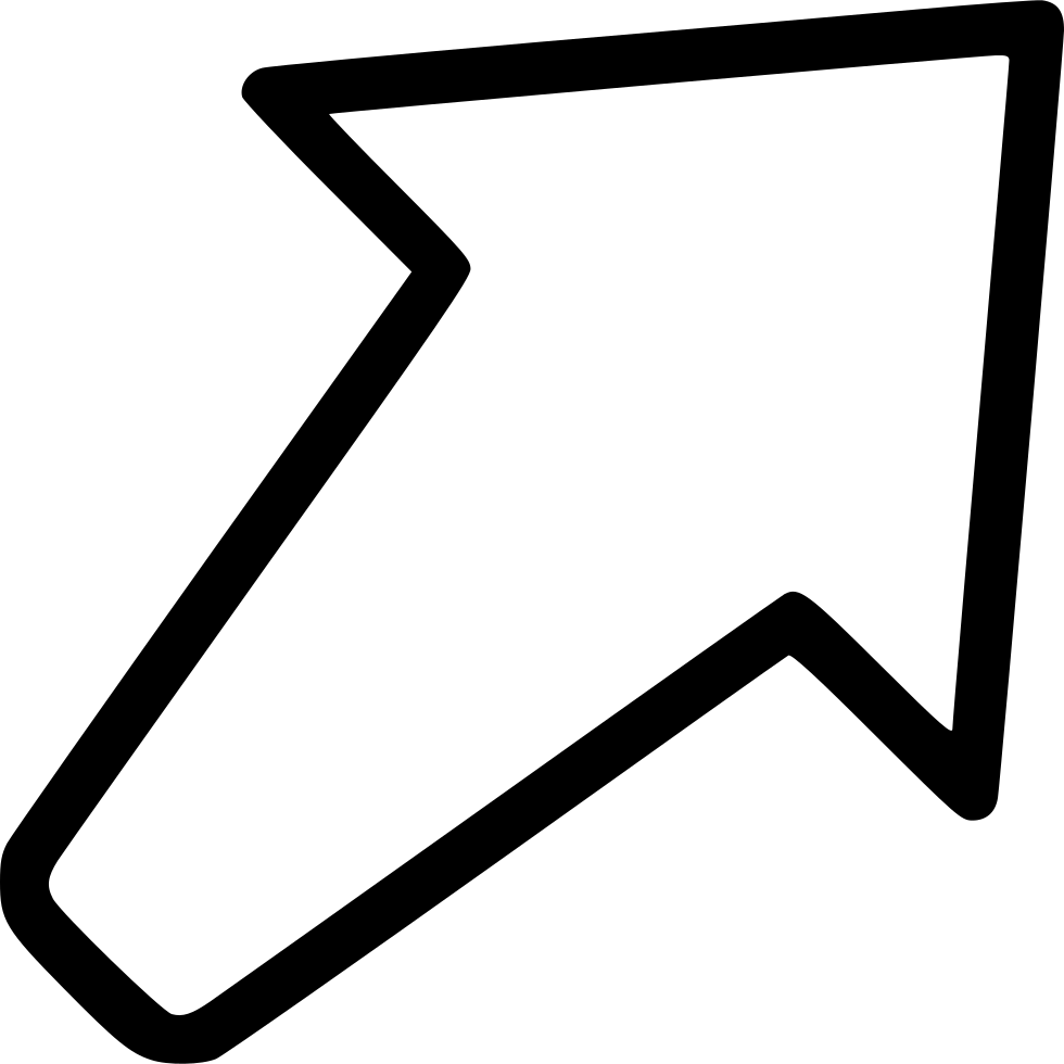 Pointing Up Right Comments Clipart (980x980), Png Download