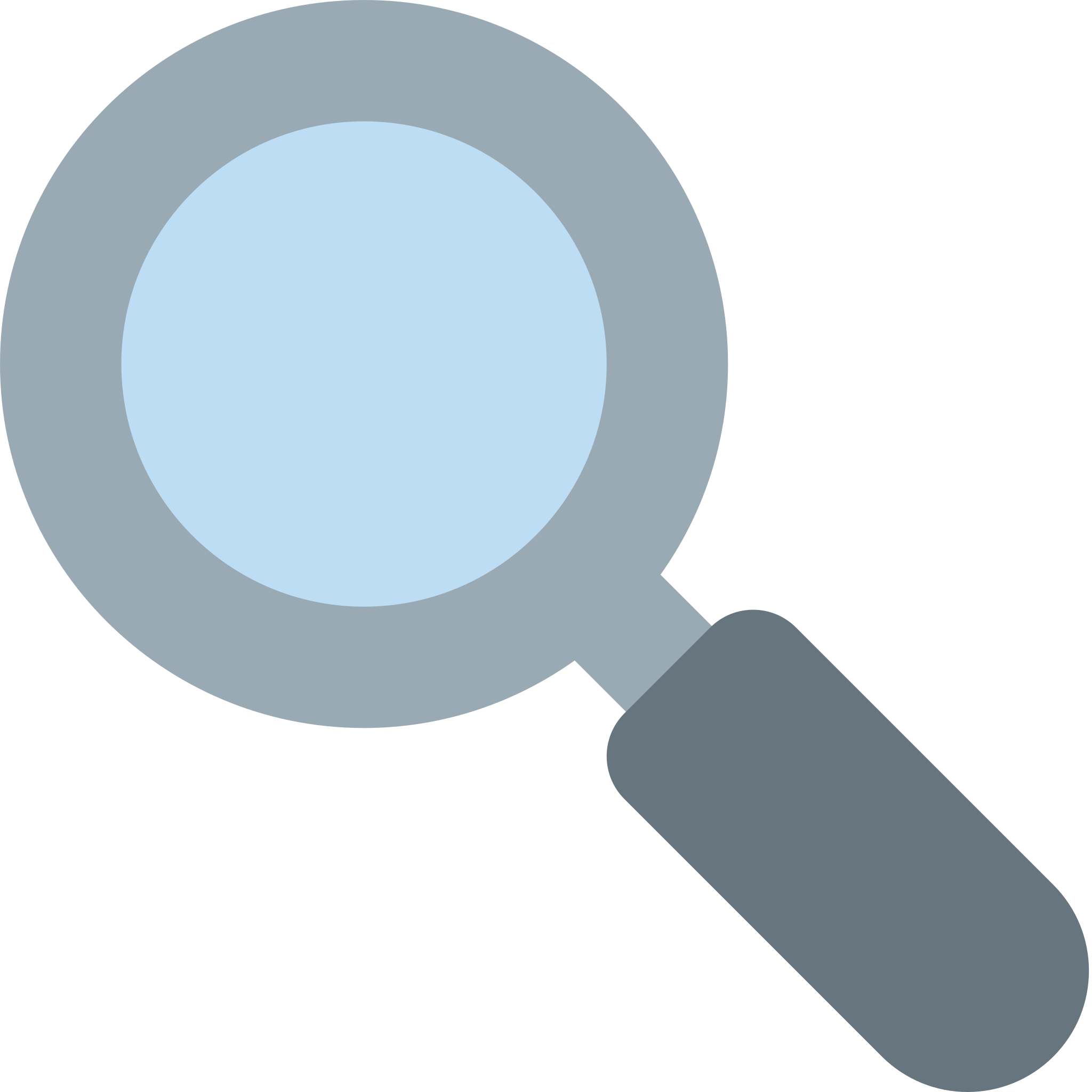 Left-pointing Magnifying Glass Clipart (2048x2048), Png Download