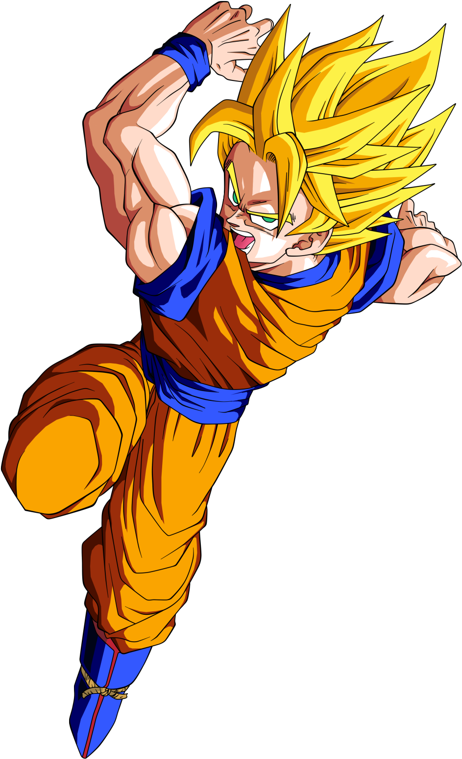 Goku Yardart Clipart (984x1599), Png Download