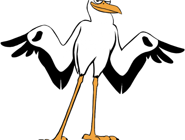 Stork Clipart Clip Art - Png Download (640x480), Png Download