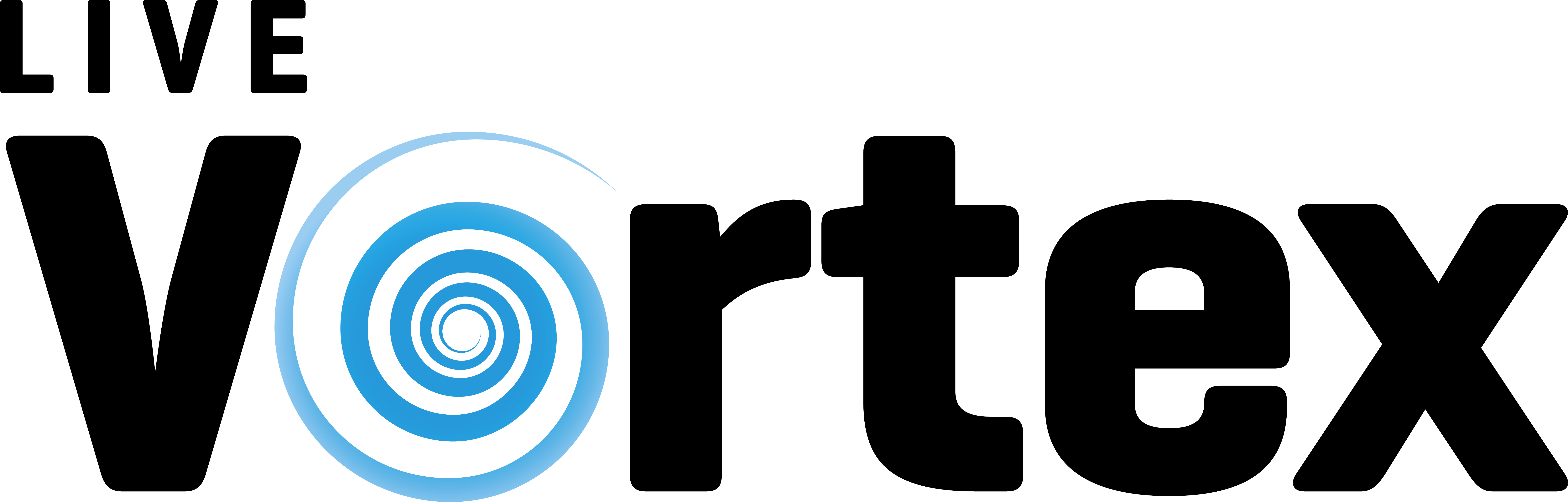 Live Vortex Logo Clipart (8141x2608), Png Download