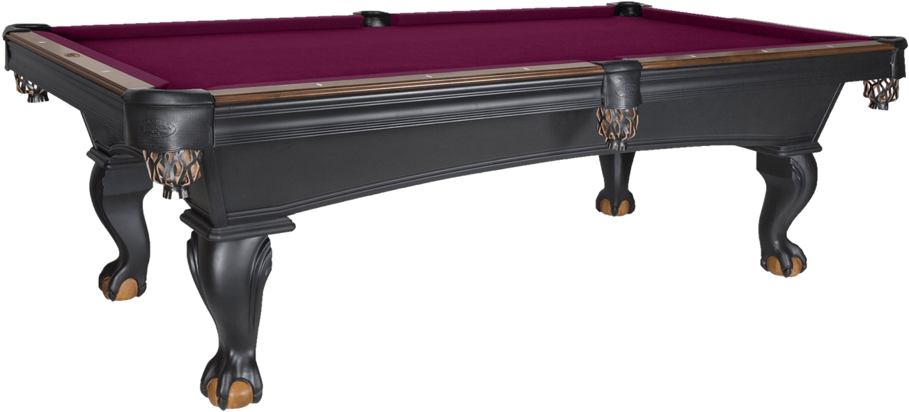 Oak Pool Table The Blackhawk Olhausen Massive Ball Clipart (1305x592), Png Download