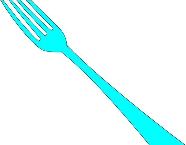 Fork Clipart Blue - Png Download (640x480), Png Download