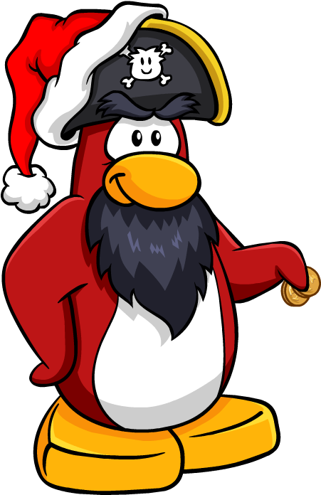 Christmas Penguin Png Clipart (583x731), Png Download