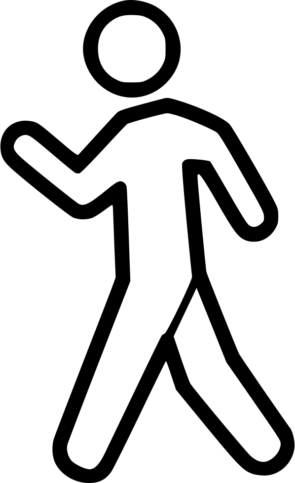 Ui Person Walk Comments Clipart (598x980), Png Download