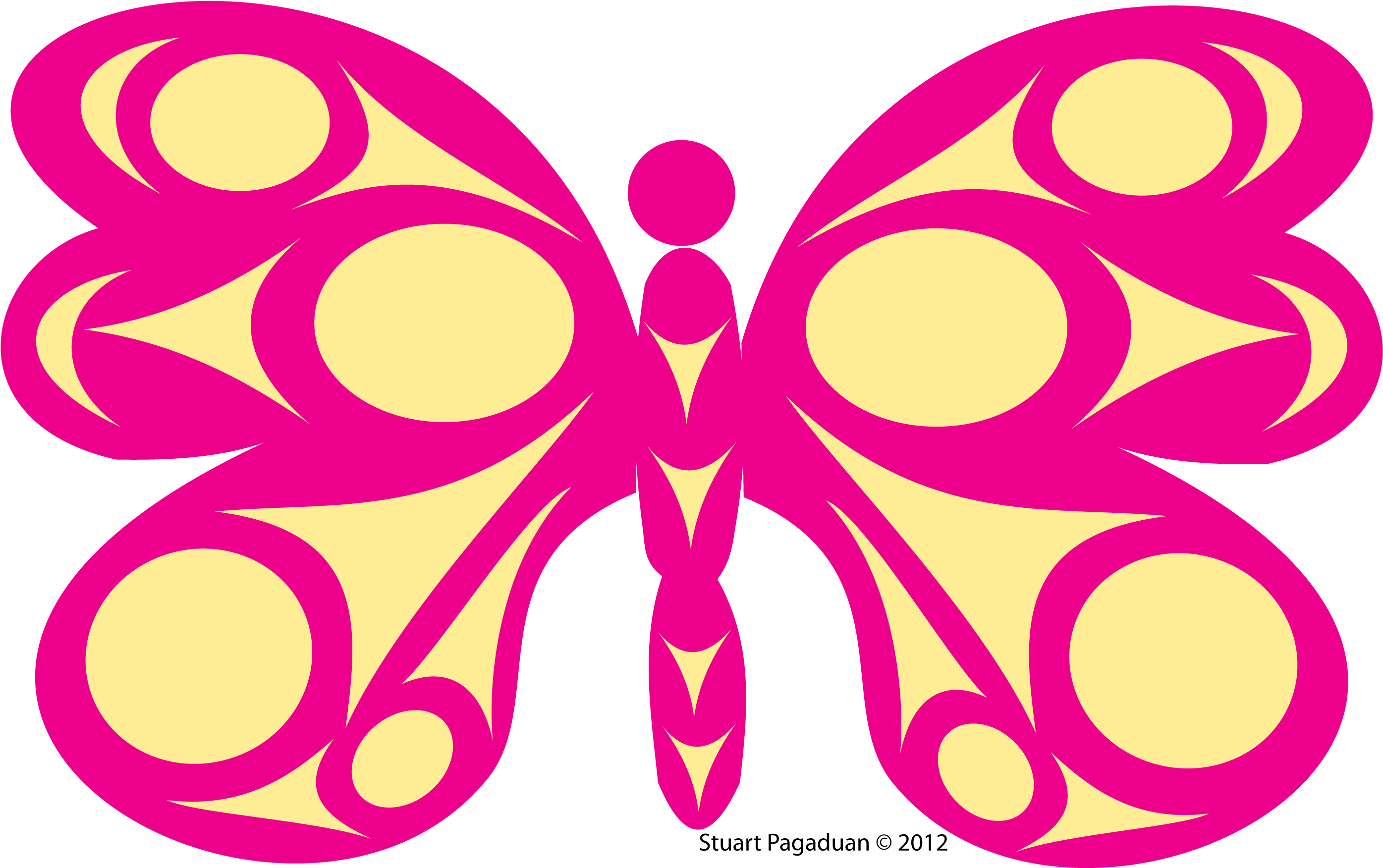 Butterfly-skwulwexe Clipart (3300x2426), Png Download