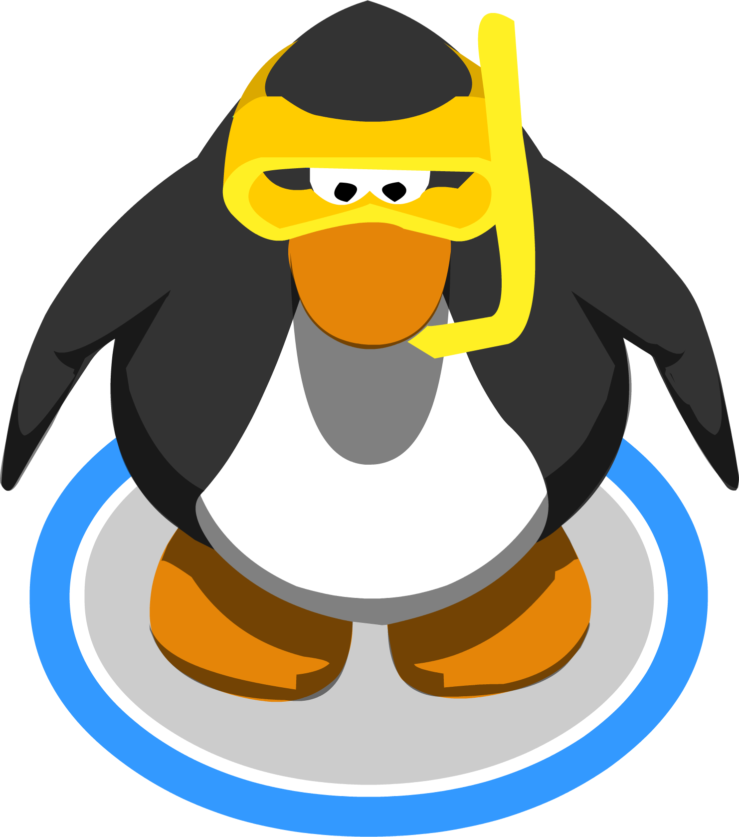 Yellow Snorkel In-game Clipart (1482x1677), Png Download