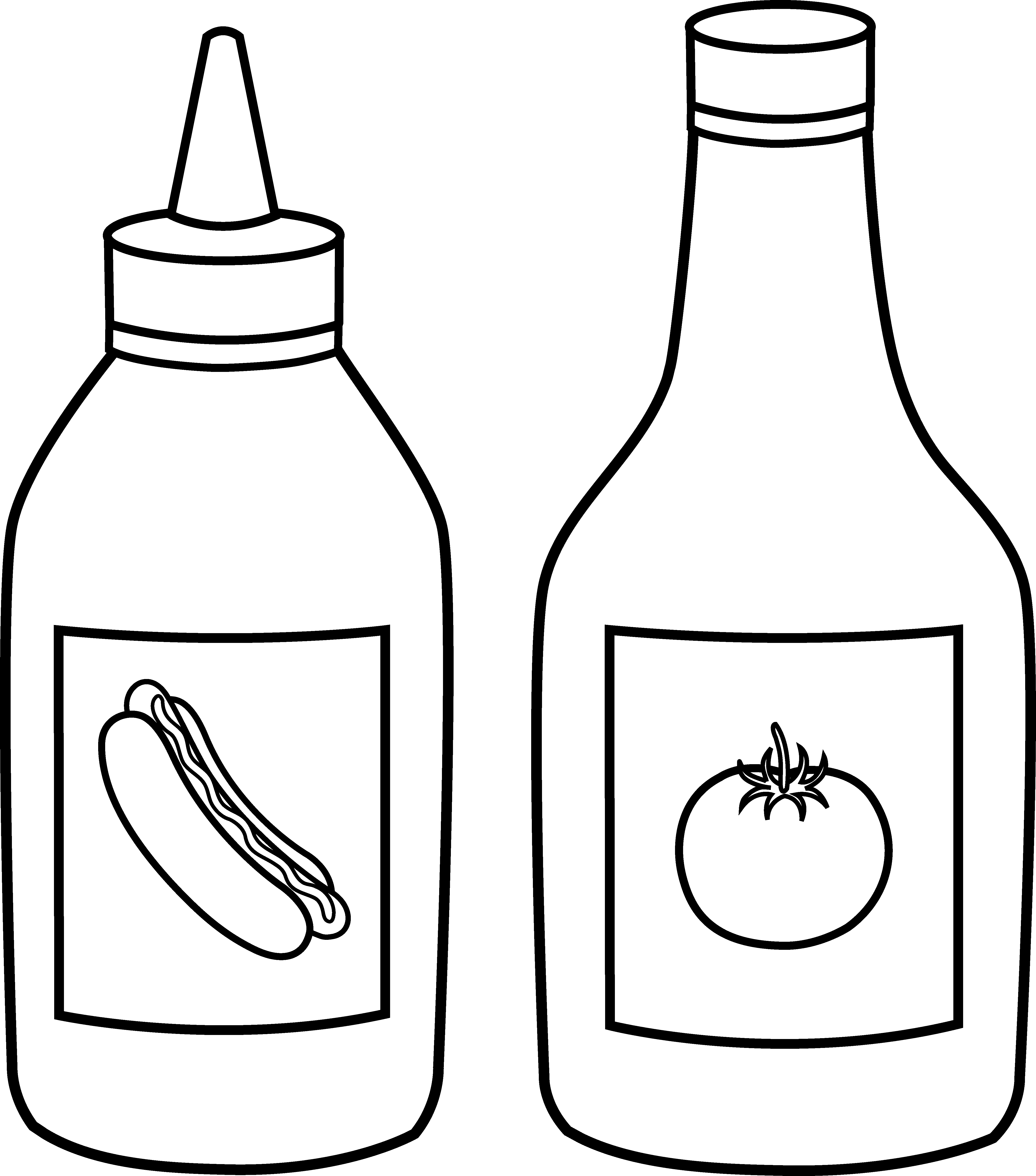 Clipart Of Sauce, Acknowledged And White How Png Download Full Size