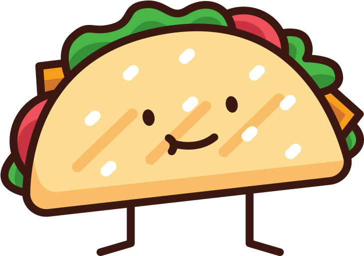 Taco Doodle Clipart (900x900), Png Download