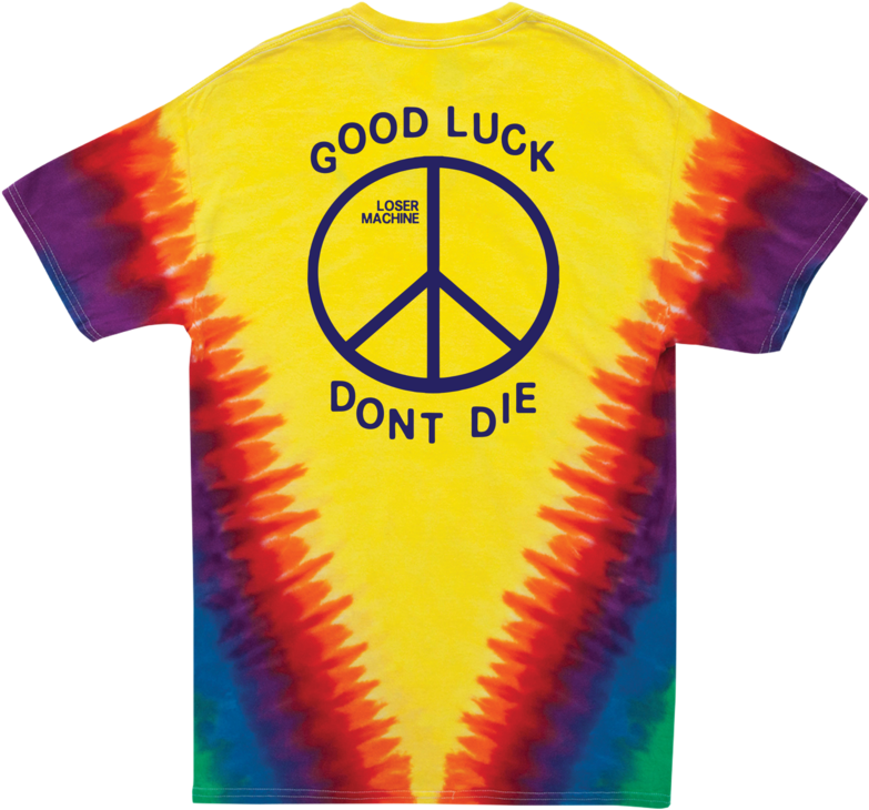 Trench Light Tie Dye Stock Tee Clipart (1024x878), Png Download