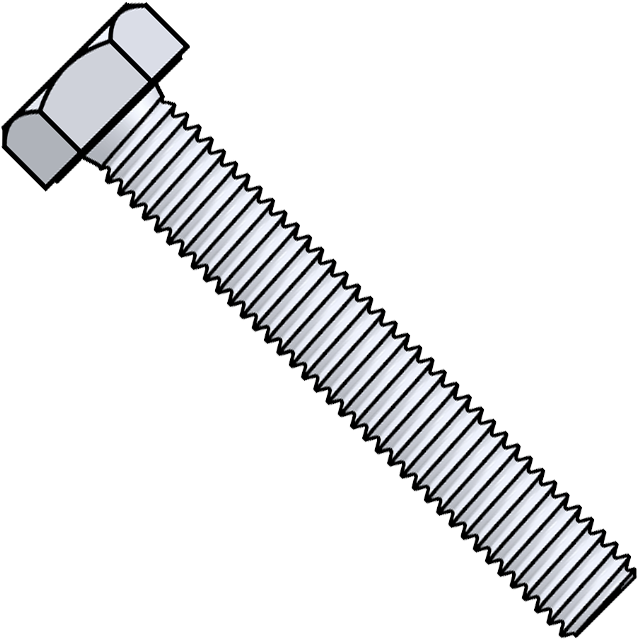 Tap Bolt, Zinc Plated Clipart (660x660), Png Download
