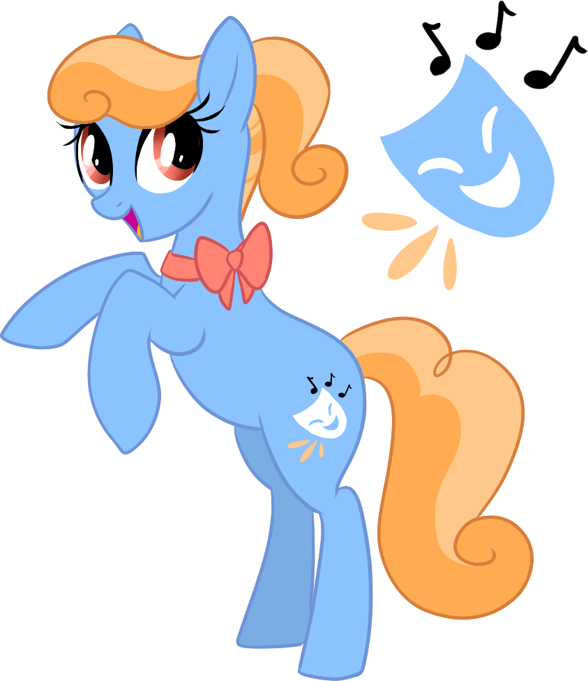 Srsishere, Bow, Cutie Mark, Digital Art, Earth Pony, Clipart (843x977), Png Download