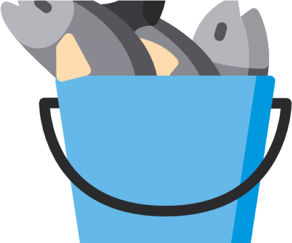 Bucket Clipart Fish Bucket - Png Download (640x480), Png Download
