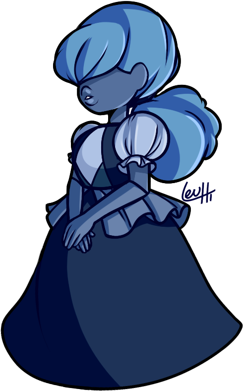 My Friend's Sapphire Has A Ponytail And I Can't Resist Clipart (600x875), Png Download