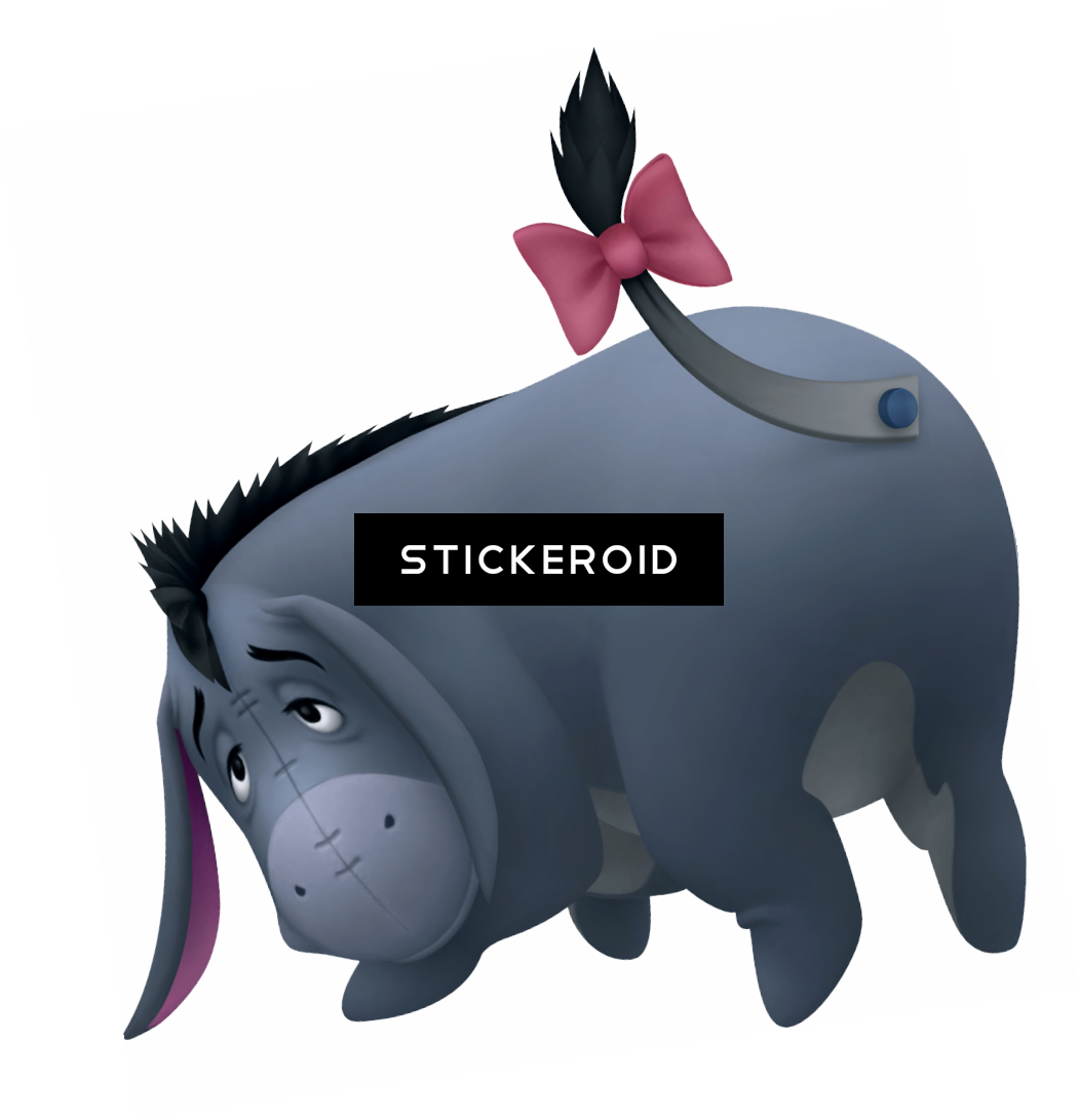 Eeyore Hd Cartoons Disney Pooh The Winnie Clipart (1051x1091), Png Download