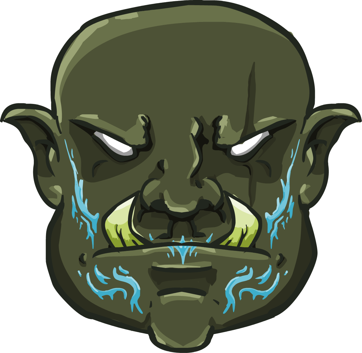 Dnd Half-orc Character Clipart (1188x1158), Png Download